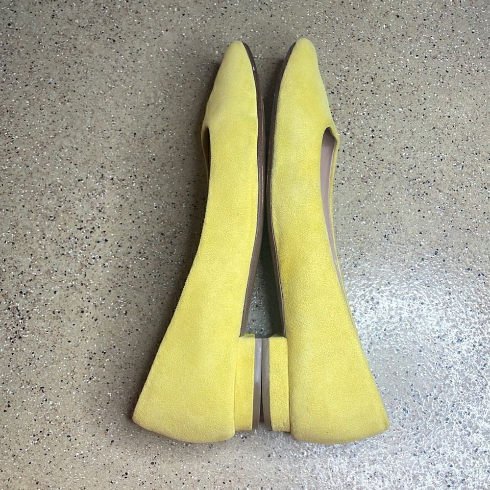 Steven New York Bantry Yellow Suede Flats sz 8 - Picture 5 of 10